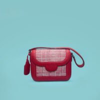 Katha: Raffia Bag Collection - Coral Red